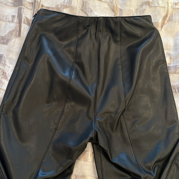 Faux leather Lipsy skinny high rise woman legging size 4 - Picture 7 of 9